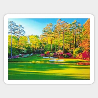 Hole 13 at Augusta National Golf Course Sticker